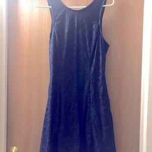 Navy blue country style dress